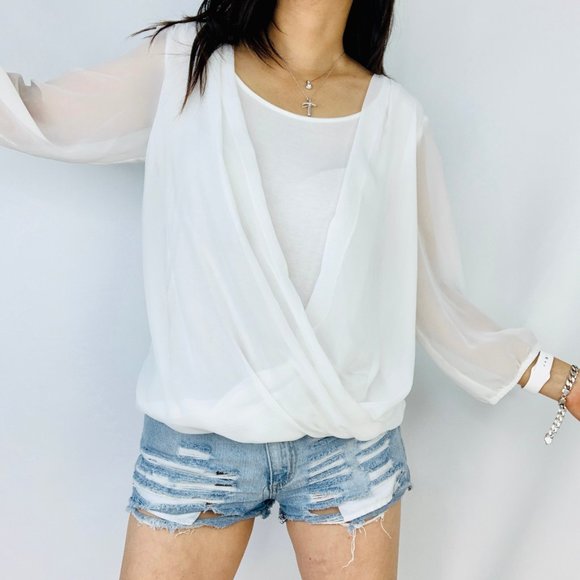 AB STUDIO SCOOP NECK BLOUSE - Picture 6 of 10